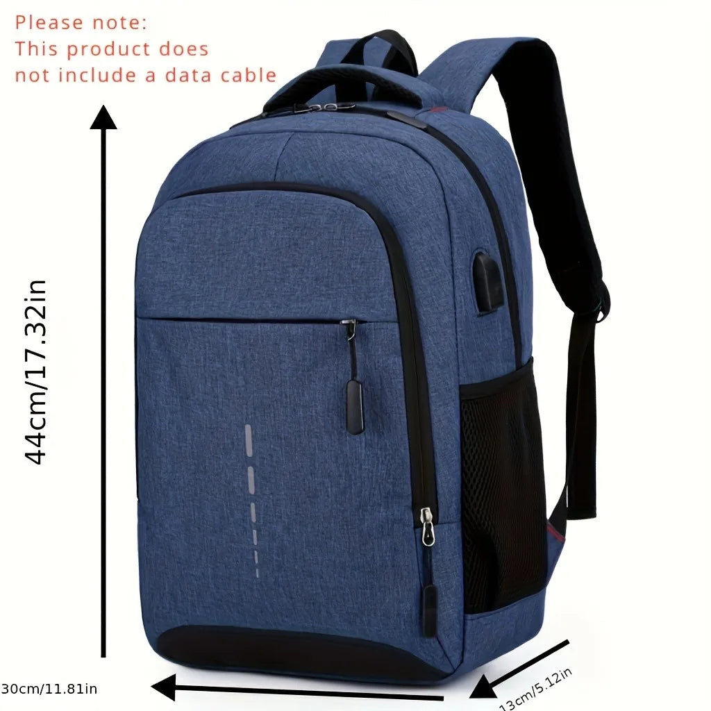 Men's Anti-theft Bag Laptop Backpack, Large Capacity Business Bag For Travel, USB Charging Backpack Student
