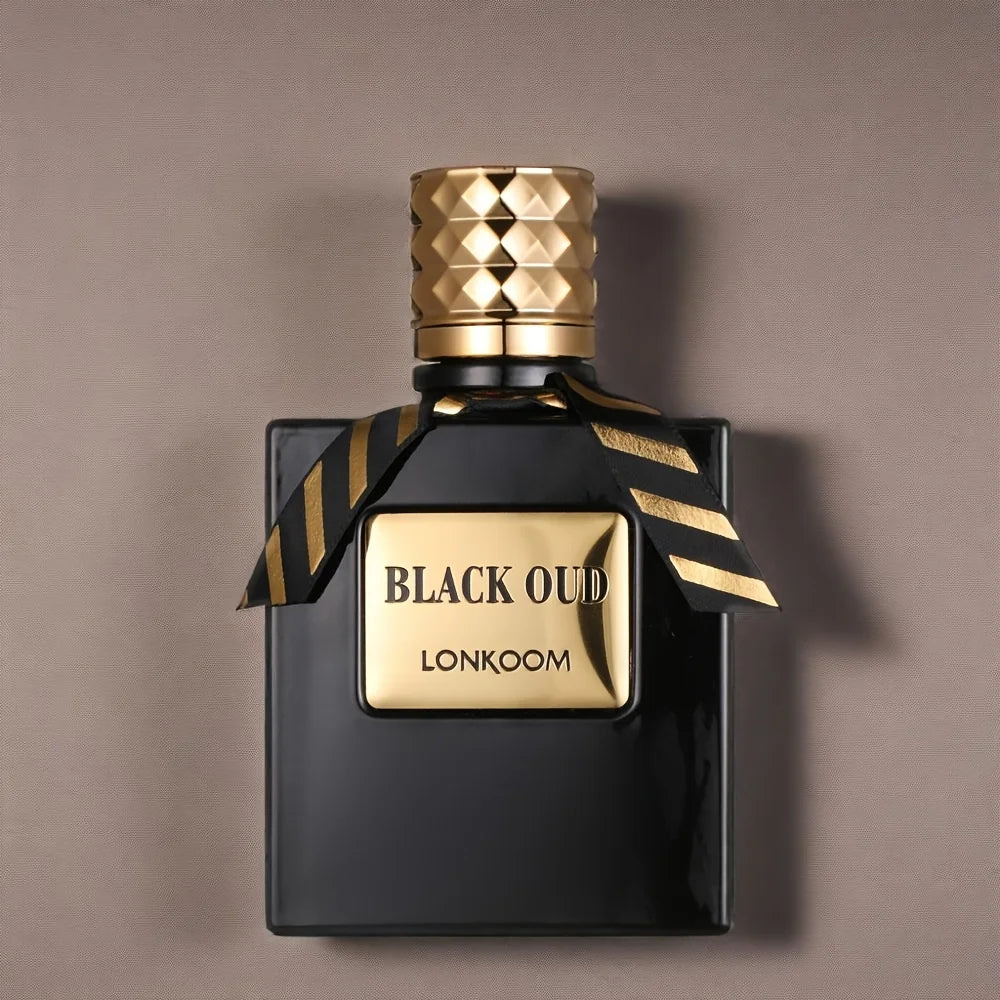 100ml Black Oud Perfume Men's Eau De Toilette Luxury Mysterious Oud Woody Long-Lasting Parfum Fragrance Cologne