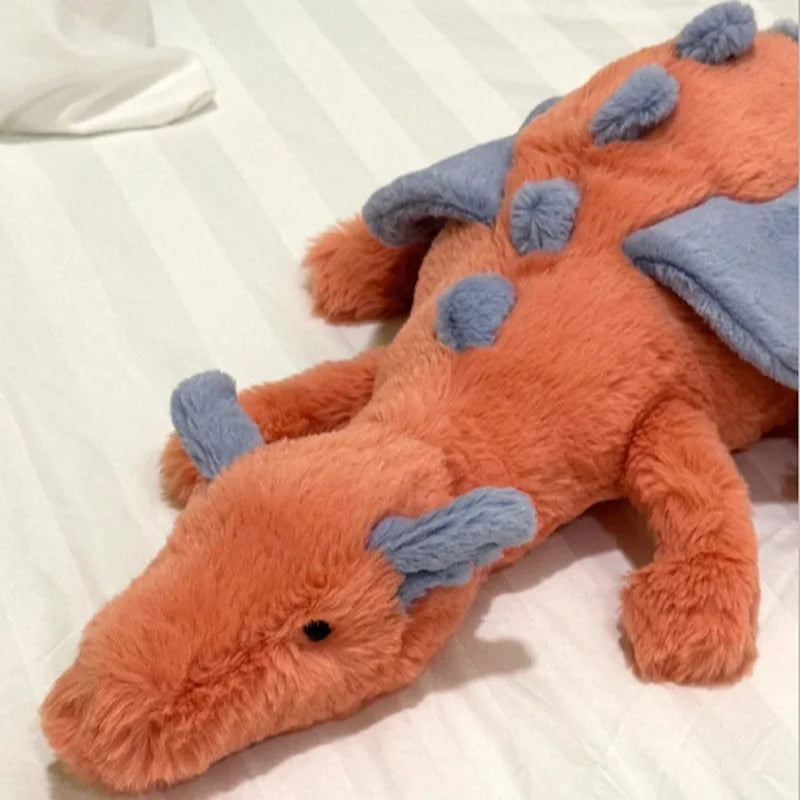 Jelly Cat 50/88cm Sky Dragon Persimmon Dragon Plush Doll Lovely Soothing Cat And Dog Interactive Toy Pet Birthday Gift