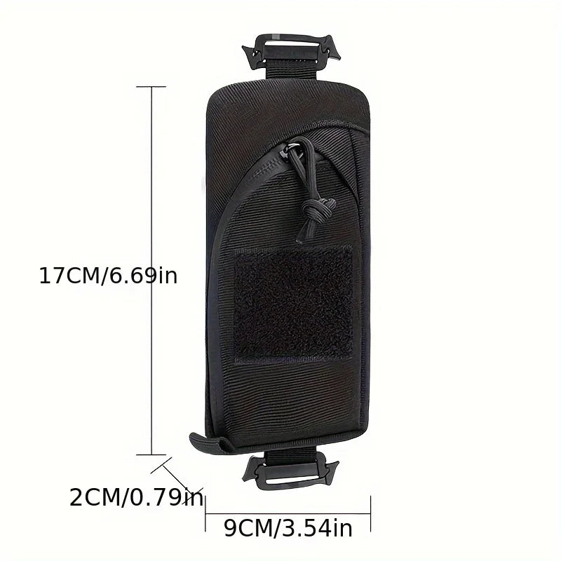 Tactical EDC Accessory Bag, Outdoor Portable Hiking Equipment, Mountaineering Mobile Phone Holster, Durable Oxford Cloth