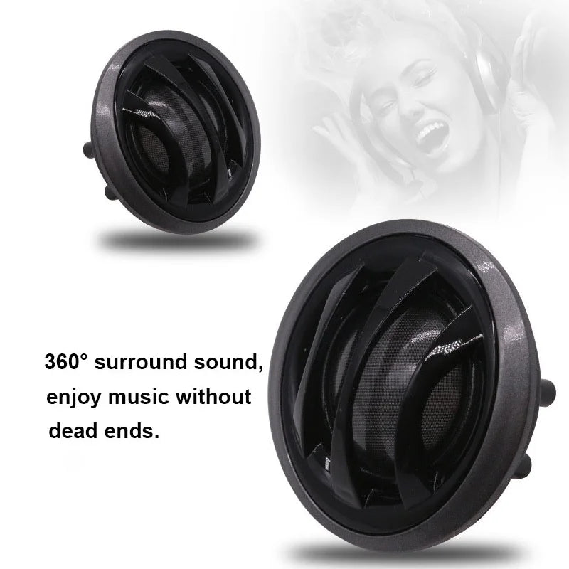 Car Tweeters With Filter Stereo Speakers Music Soft Dome Balanced HiFi System Door Speakers Car Audio Silk Film Speaker Boxes
