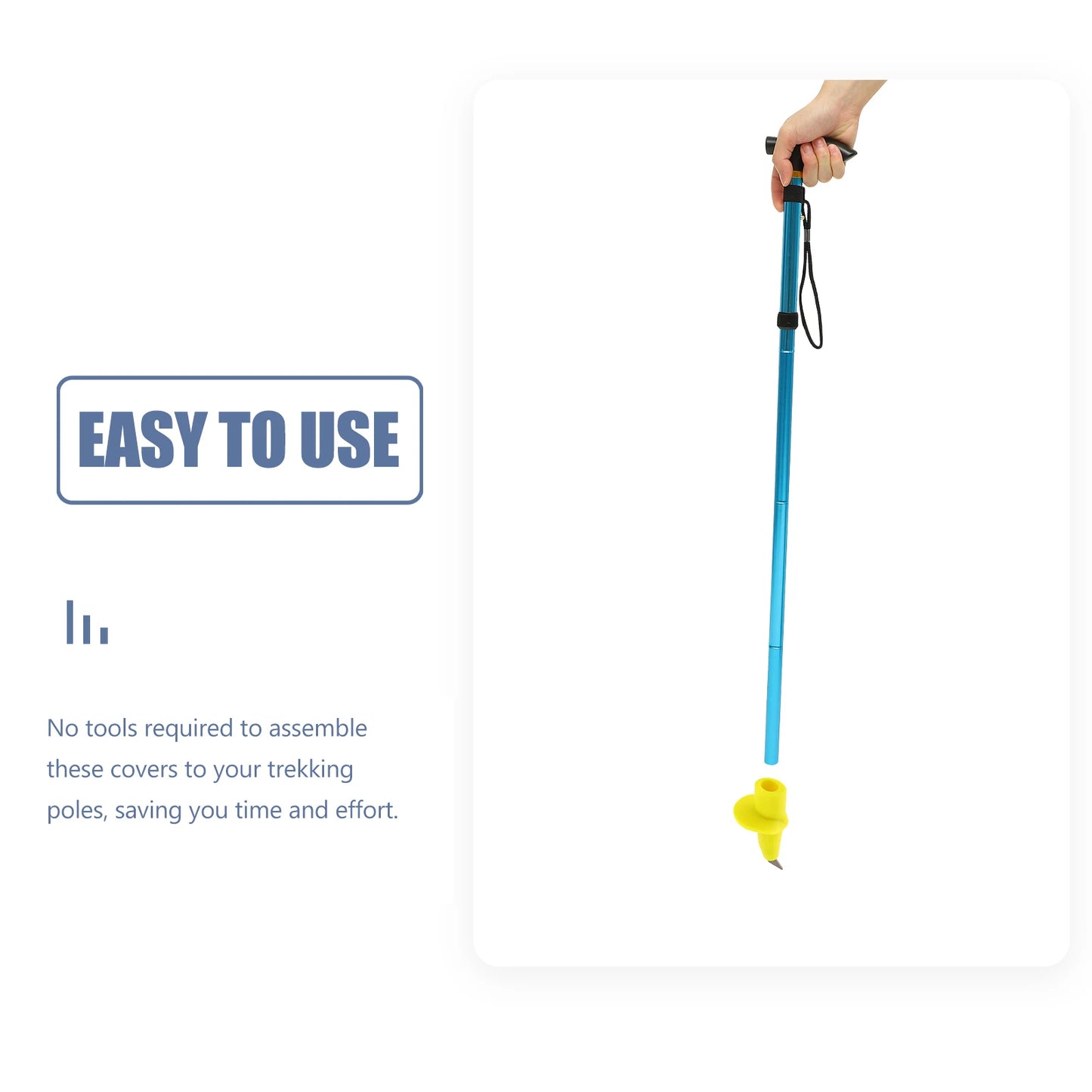 Trekking Poles Tip Walking Stick Tip Feet Cane Protector Crutch Tip For Hiking Poles Gear Replacement