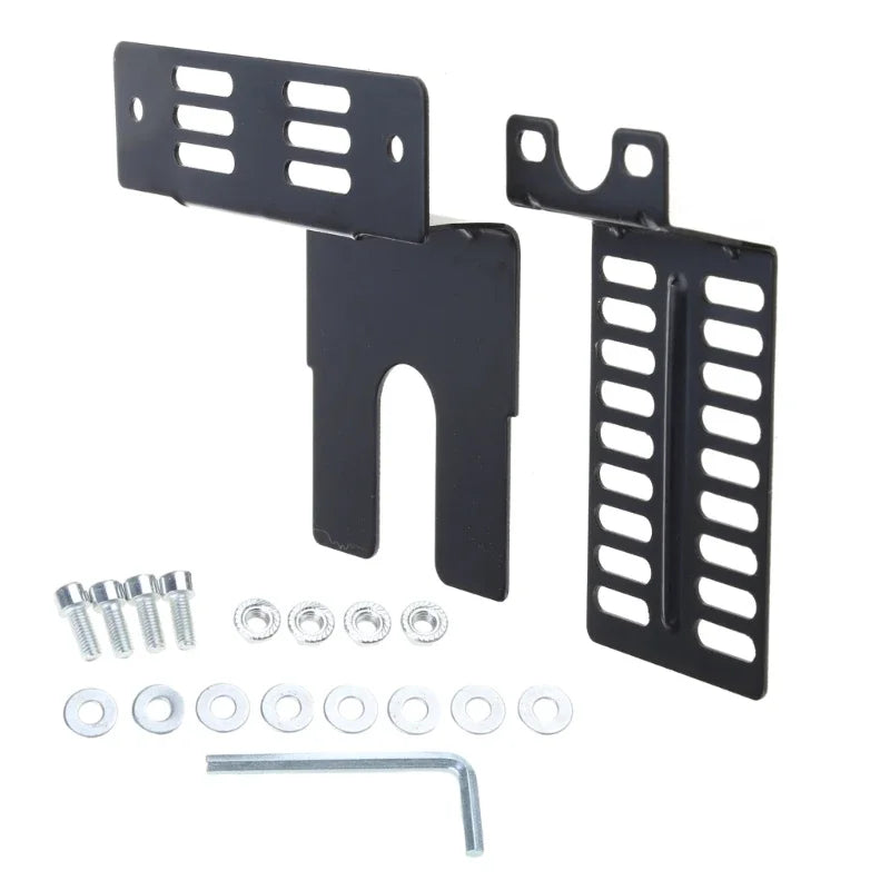 Universal Electric Barbecue Grill Slide Rotisserie Motor Bracket Portable BBQ Tool Modification Kits for Outdoor Cooking