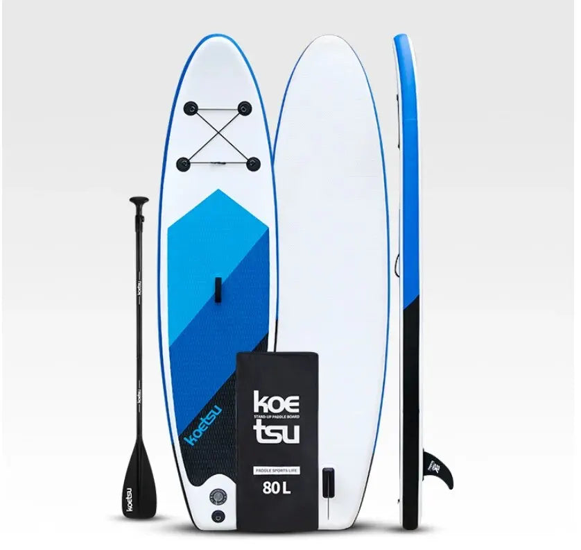 Inflatable Stand Up Paddle Board SUP Board Surfboard Kayak Water Sport Surf Set PaddleBoard Fin Foot Rope Pump Inflator Canoe