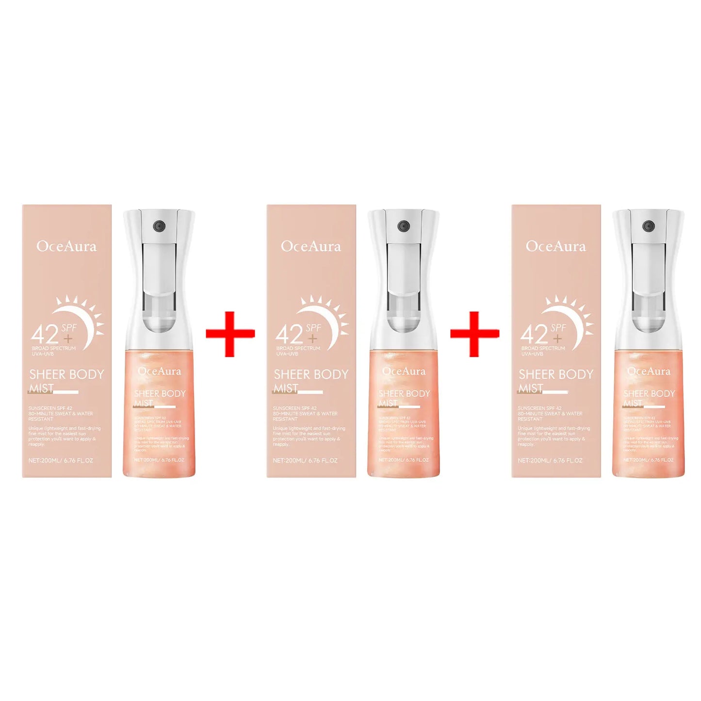 Facial Sunscreen Spray Strong Moisturizing Rapid Absorption Refreshing Not Sticky Isolate Uv Anti Oxidation Body Sunblock Cream