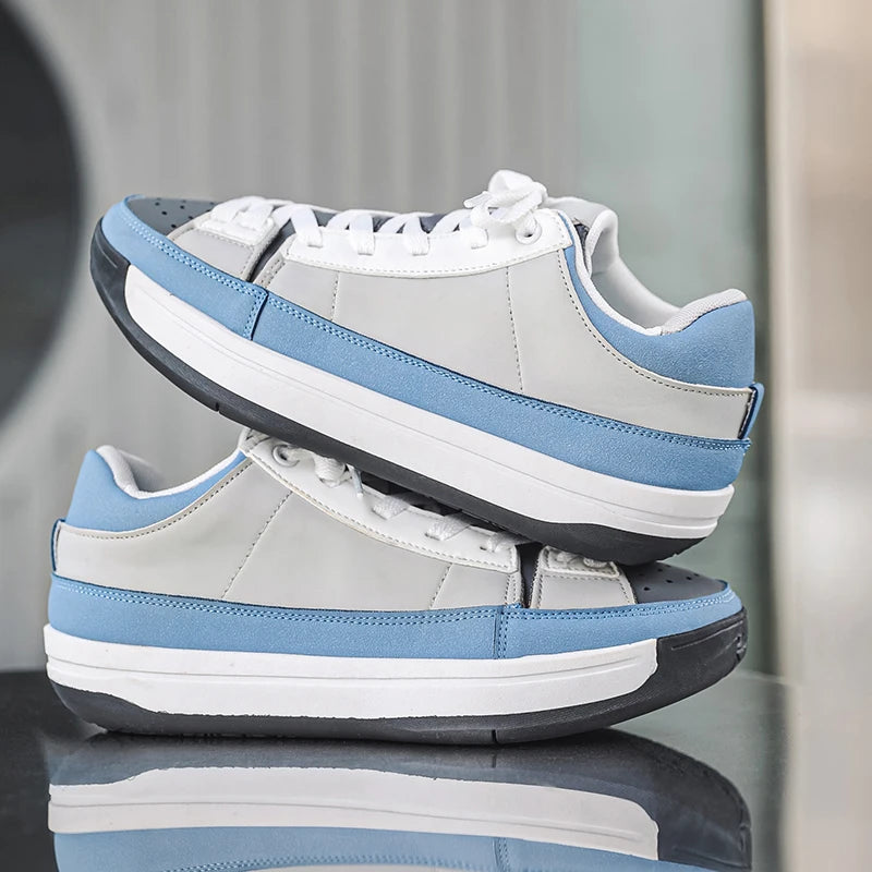 Fashion Sports Shoes for Men Anti Slip Walking Man Footwear Autumn Men's Running Outdoor Male Sneakers Comfort Rubber Pu Leather