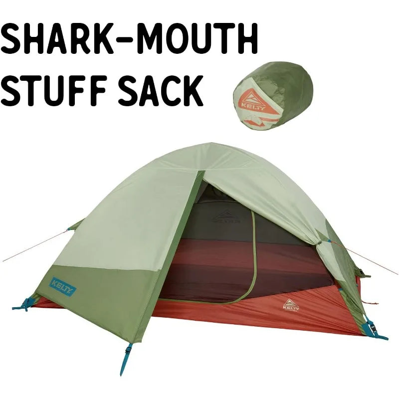 Kelty Tents Kelty Discovery Trail Backpacking Tent, Lightweight and Easy to Setup Backpacking Shelter with 2 Aluminum Poles