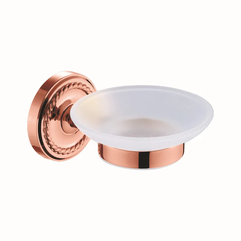 Rose Gold Bathroom Accessories Bath Brass Bathroom Soap Dish Set Toilet Life Bathroom Rack Paper Holder Bathroom Appliance