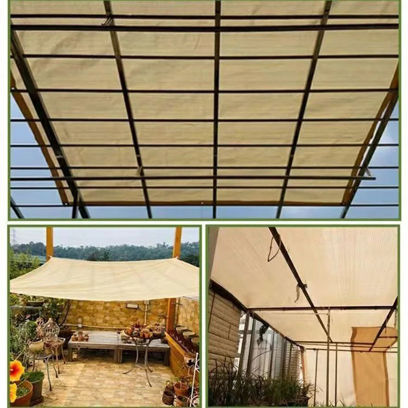 Garden Shade Net for Plant Heat Protection Vegetable Greenhouse and Dog Kennel Cover Patio Backyard Balcony Outdoor Awning