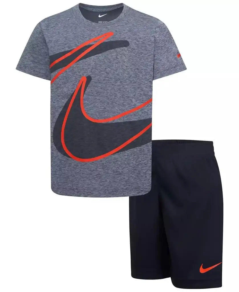 Nike | Little Boys 2-Piece Dri-FIT Dropset T-Shirt and Shorts Set