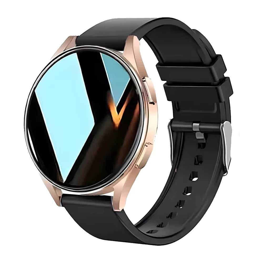 2025 New Smart Watch Women 1.28" Color Screen Bluetooth Call Heart Rate Health Monitoring for Samsung Watches 6 Pro Update