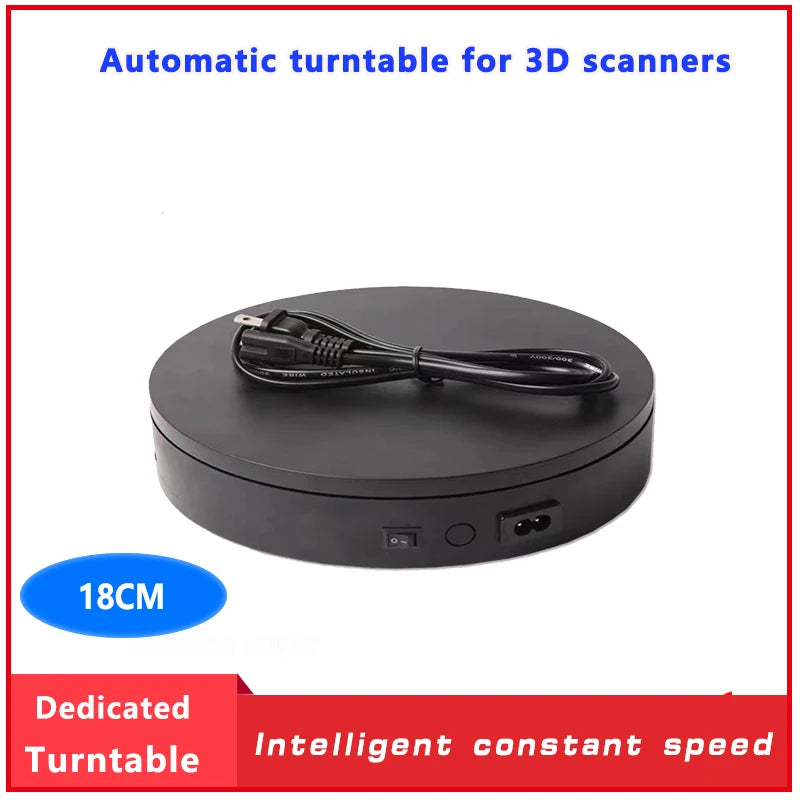 Intelligent electric turntable for 3D scanner