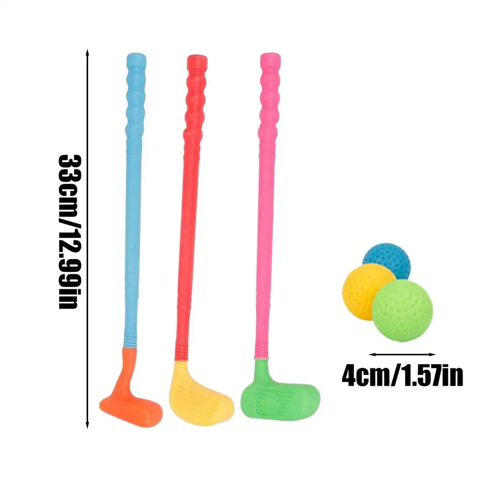 Kids Golf Club Sets Parent-child Interaction Games Preschool Educational Activities Children Garden Indoor Outdoor Sports Toys