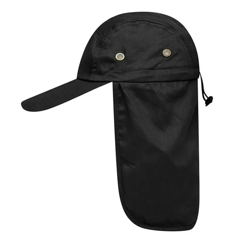 Outdoor Summer Sunscreen Fisherman Hats Women Men Breathable Fishing Caps Wide Brim Sun Hat With Neck Flap For Travel Hiking
