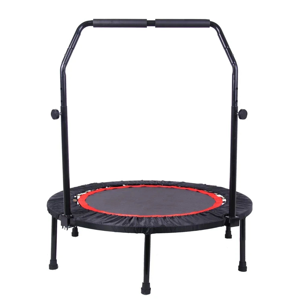 40 Inch Mini Exercise Trampoline for Adults or Kids Indoor Fitness Rebounder Trampoline with Safety Pad Max Load 300LBS