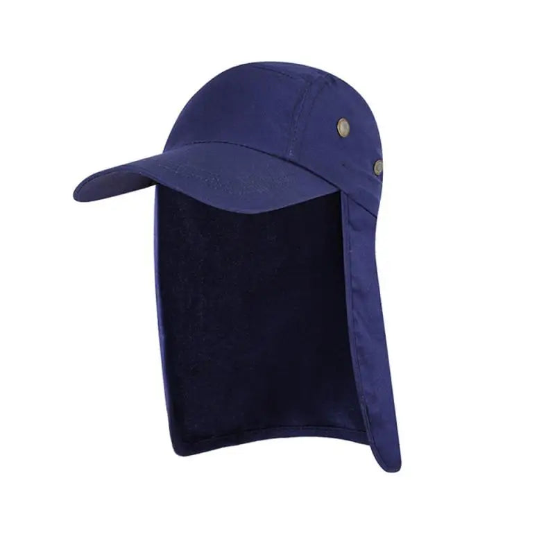 Outdoor Summer Sunscreen Fisherman Hats Women Men Breathable Fishing Caps Wide Brim Sun Hat With Neck Flap For Travel Hiking