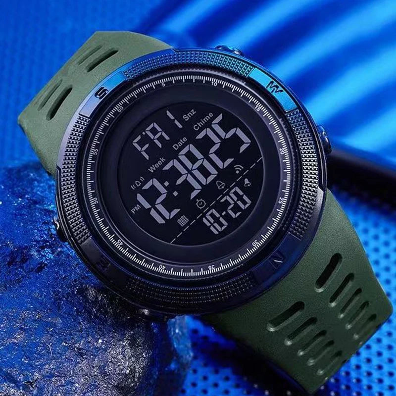 YIKAZE X01 Men's Digital Watches Multifunction Military Men Sports Wristwatch Sweatproof Luminous Man Student Electronic Watch