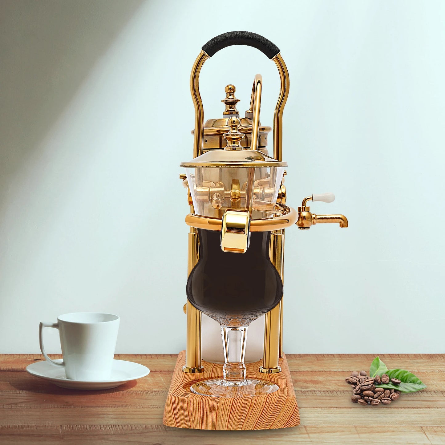 Retro Style Coffee Pot Balance Siphon Coffee Maker 400ml Gravity Coffee Maker For Personal Kitchen Or Coffee Shop Brewing Coffee