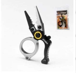 Stainless Steel Fishing Pliers Fishing Hook Remover Saltwater Resistant Braided Line Cutter Scissors Fishing Equipment