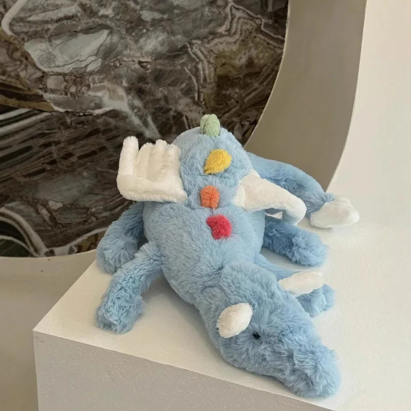 Jelly Cat 50/88cm Sky Dragon Persimmon Dragon Plush Doll Lovely Soothing Cat And Dog Interactive Toy Pet Birthday Gift