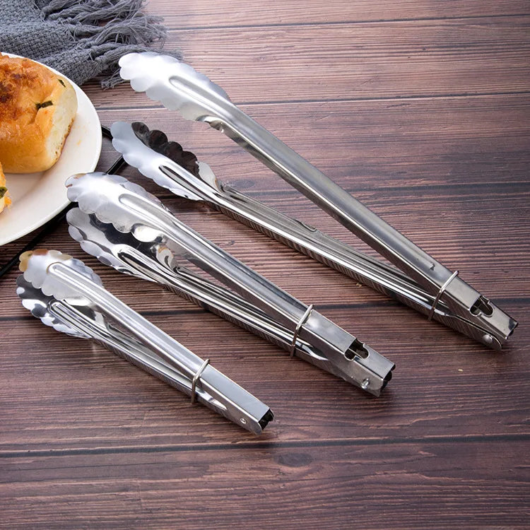 Bbq Hot Clamp Stainless Steel Plum Multifunctional Clamp Outdoor BBQ BBQ Accessories Bbq Kitchen Restaurant Bar Home Garden