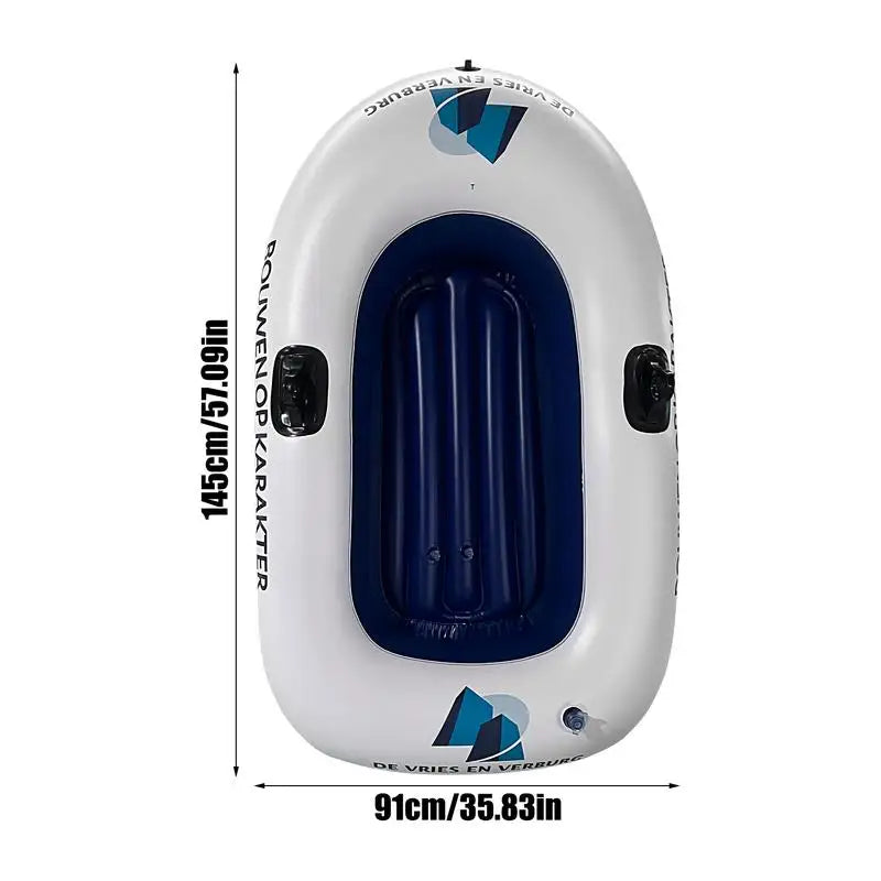 Inflatable Boats For Adults Inflatable Dinghy Boat Portable Lightweight Kayak Raft Ride-Ons Pool For Adults River Travel Lake