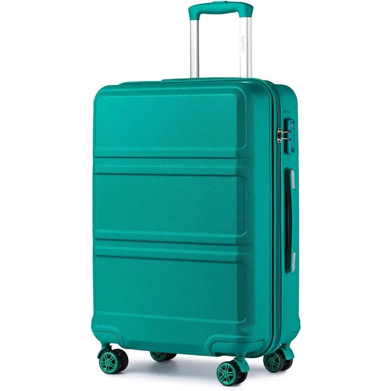 20'' Carry on Luggage Lightweight with Spinner Wheel TSA Lock Hardside Luggage Airline Approved Carry on Suitcase Turquoise