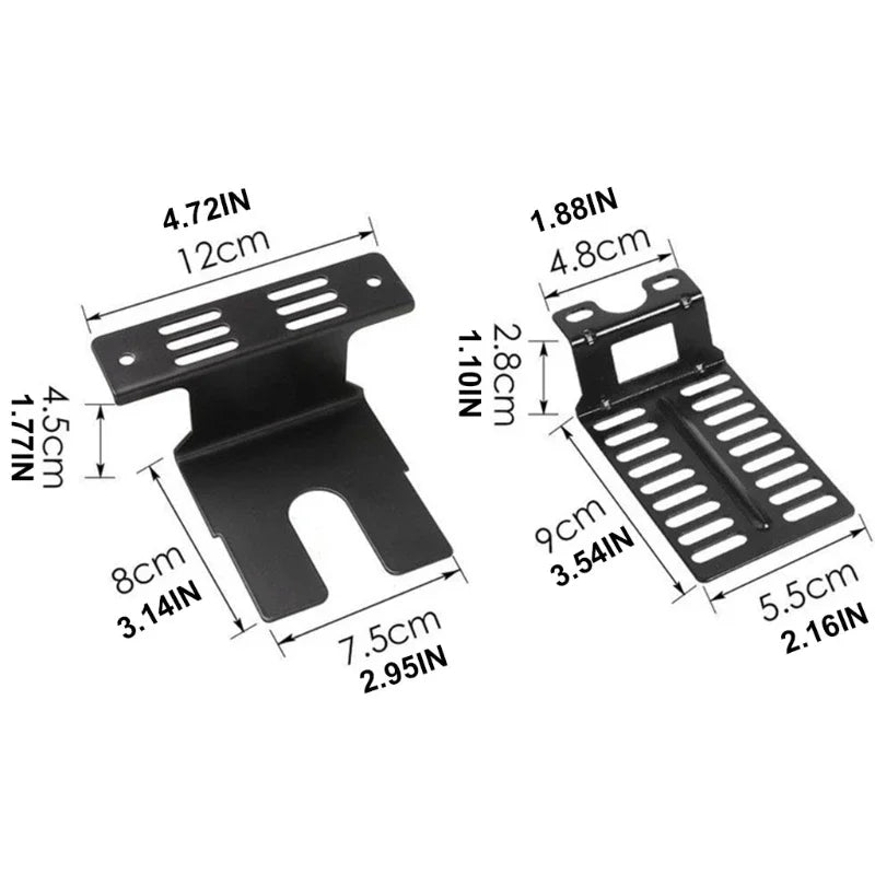 Universal Electric Barbecue Grill Slide Rotisserie Motor Bracket Portable BBQ Tool Modification Kits for Outdoor Cooking