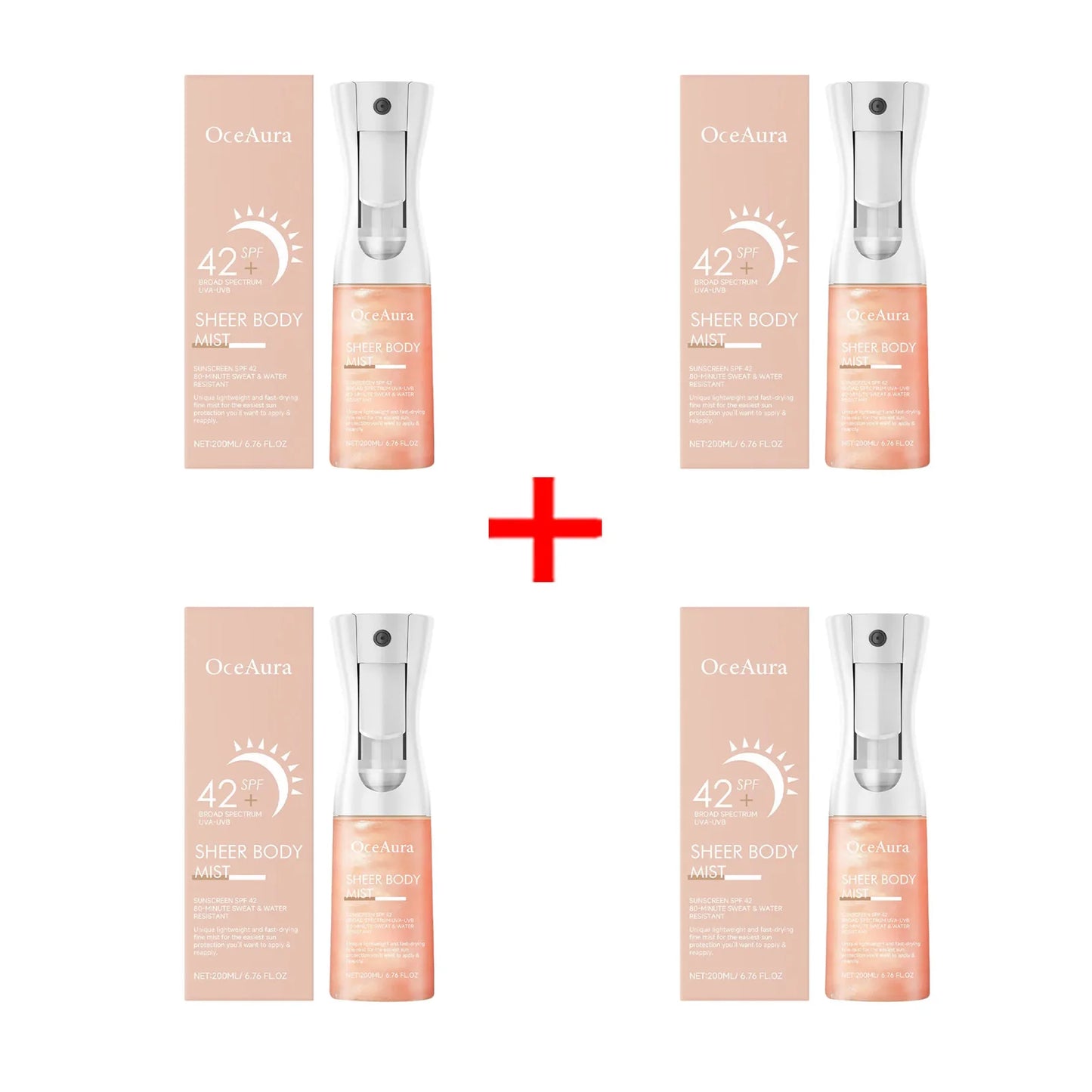 Facial Sunscreen Spray Strong Moisturizing Rapid Absorption Refreshing Not Sticky Isolate Uv Anti Oxidation Body Sunblock Cream