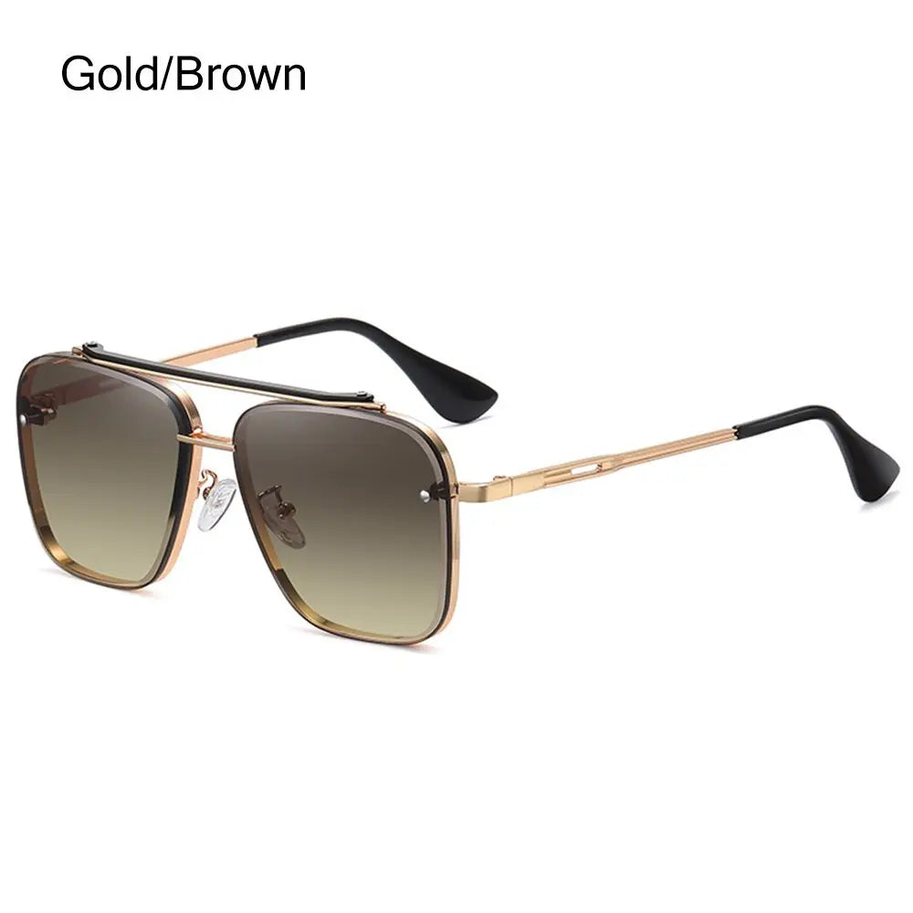 Metal Frame Sunglasses For Men Women Fashion Cool Goggles Sun Glasses Punk Driving Glasses UV400 Shades Eyewear Hot Sale