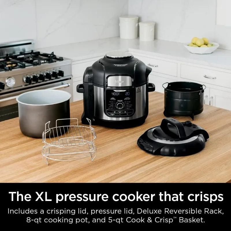 Ninja Foodi Air Fryer Pressure Cooker Combo 11-in-1 Pro 6.5 qt. Pressure Cooker & Air Fryer that Steams, Slow Cooks and More