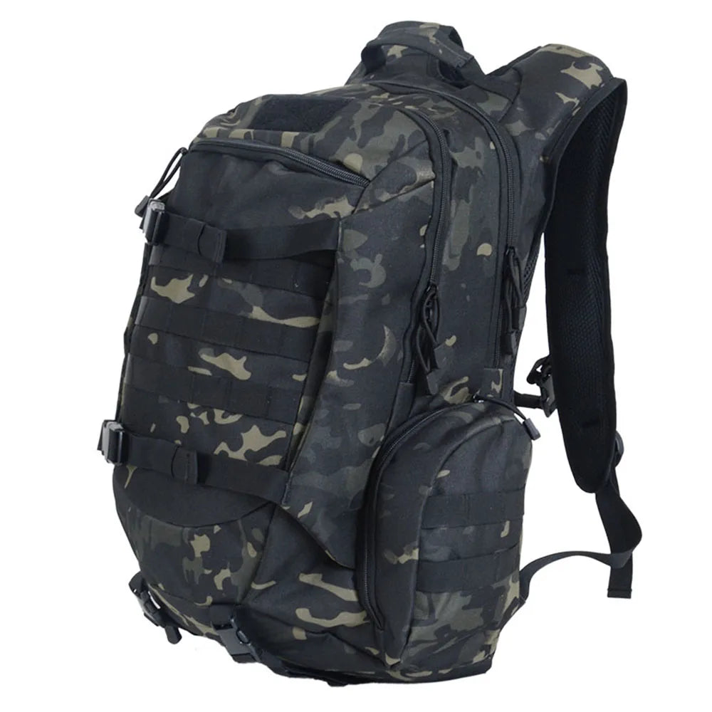 Outdoor new camping hiking backpack 45L large capacity shoulder men tactical camouflage backpack