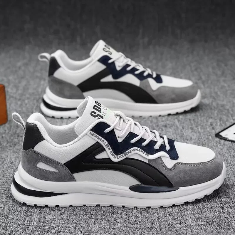 2024 Autumn New Trendy Men Shoes Outdoor nonslip casual flat Fashion thick soled running shoe Comfort versatile male footwear