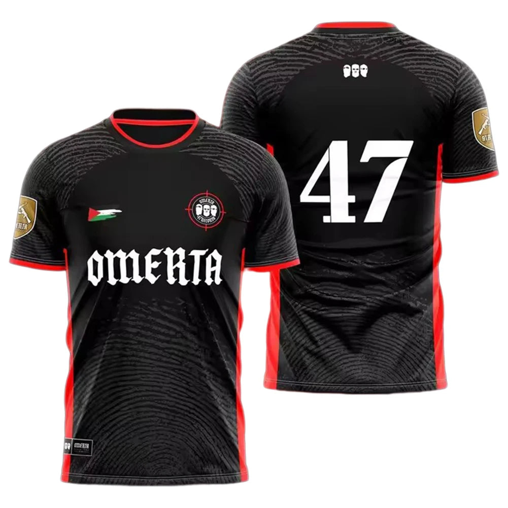 Summer 3D Print 47 Mens Breathable Jersey Round Neck Short Sleeve Kids T-shirt for Running Hiking Fishing and Outdoor Activities