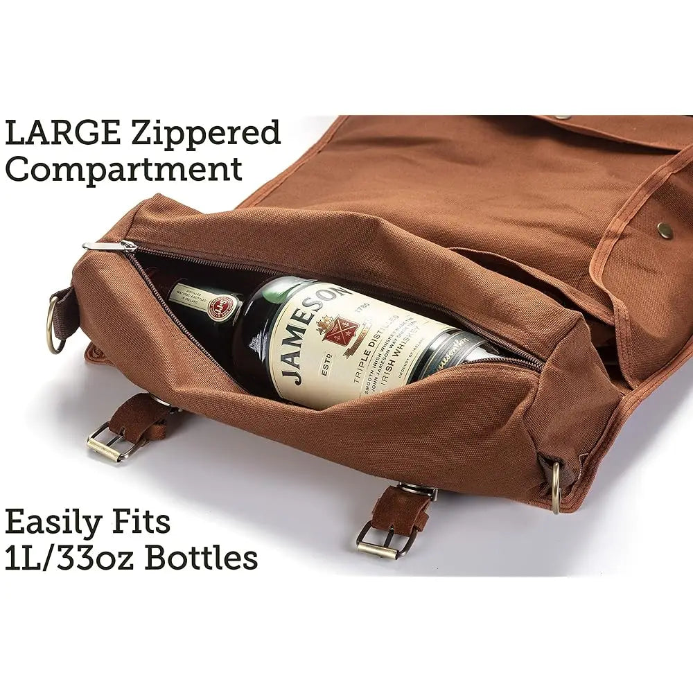Travel Bartender Bag (Without Tools) | Best Bar Kit Bag For Carrying Your Bar Tools With Style | Professional Bartender Roll