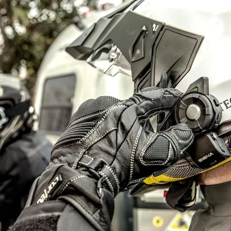 HOME.30K Motorcycle Bluetooth Headset Mesh Communication System with HD Speakers, Pack