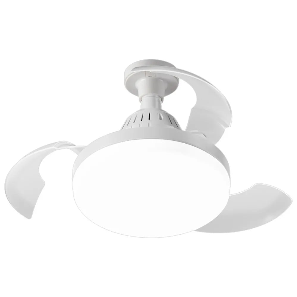 Ceiling Fan Light New Invisible Telescopic Blade Air Circulation Fans Silent Dimming Timed Room Decor Ceiling Fan with lighting