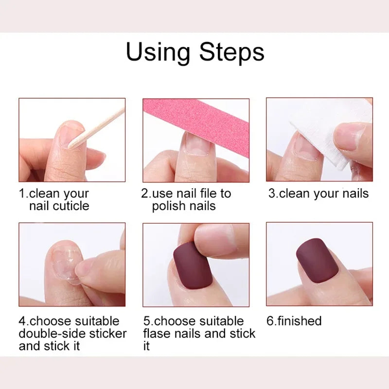 Sweet Cool Style Babes Lace Bow Nail Patch Handmade Fake Nails Stickers Wearing Nail Piece Finished Product Detachable