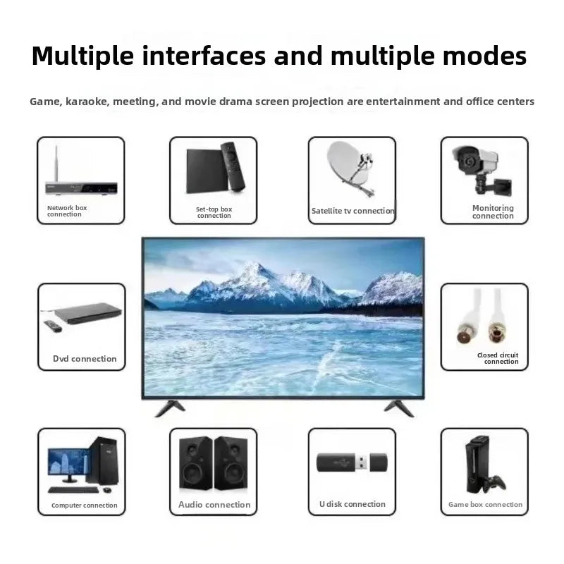 4K TV LCD 75-inch 65-inch full-screen intelligent ultra-thin 55-inch 43-inch 19-inch TV direct sales