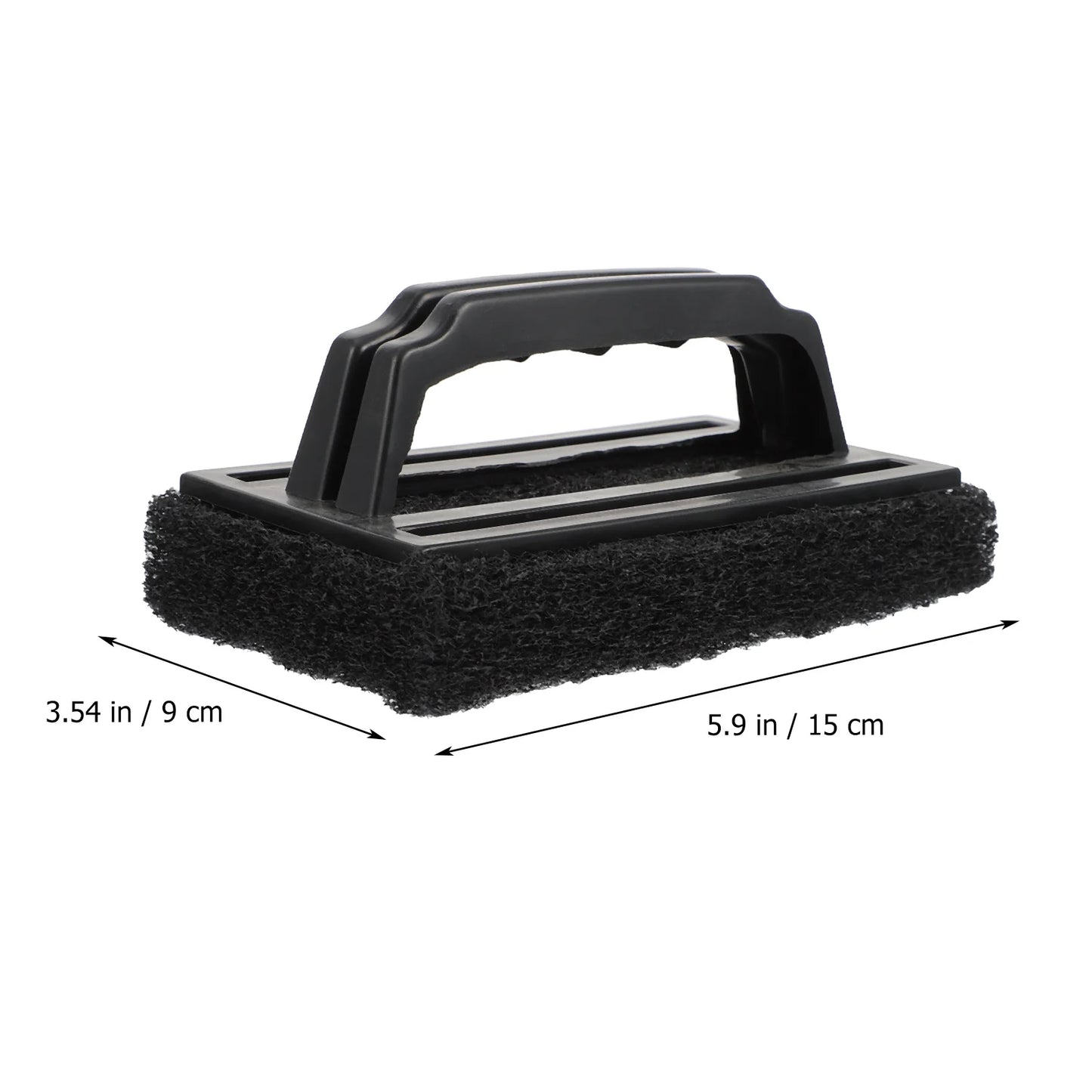 3 Pcs Grill Cleaning Brush Outdoor Bbq Brush Kitchen Tool Stainless Steel Sponge Pad Scrubber Barbecue Accessory Household