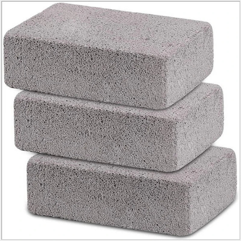 BBQ Grill Cleaning Brush Brick Block Barbecue Cleaning Stone Pumice Brick For Barbecue Rack Outdoor Kitchen BBQ Tools Mangal