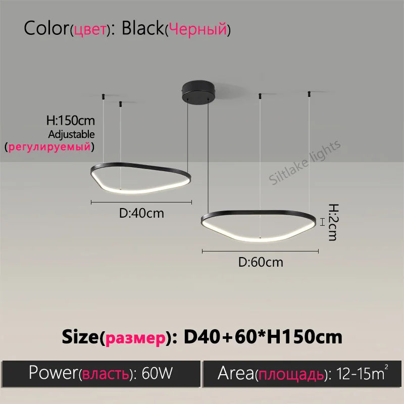 Modern Designer Chandelier Hanging Lamp Pendant Lamps for Ceiling Modern Home Decor Ornaments Interior Lighting Pendant Lamp
