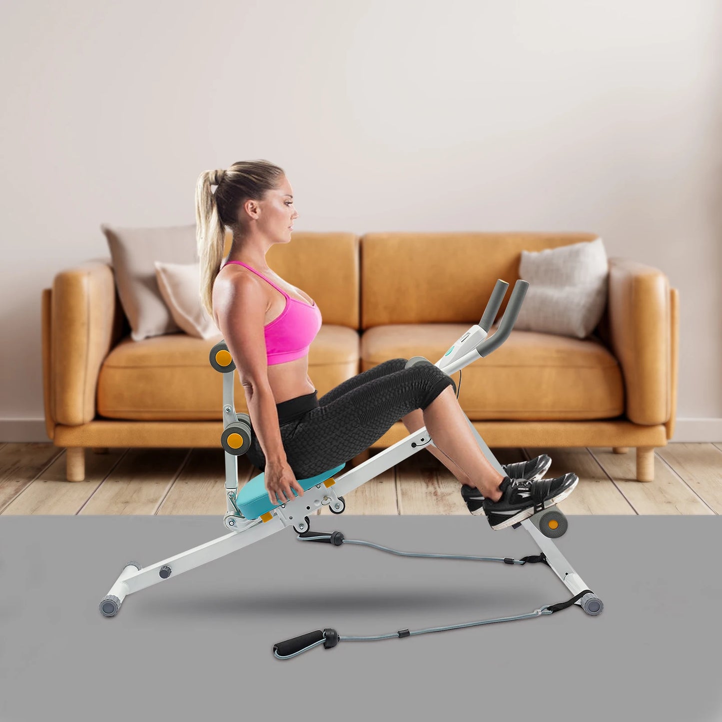 Abs Workout Equipment for Home Gym, Whole Body Workout Waist Trainer for Women&Men, Core Abs Exercise Machine
