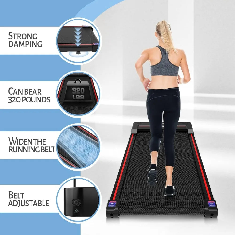Walking Pad,Under Desk Treadmill,Treadmills for Home,340 Lbs Capacity,3 in 1 Portable Walking Pad