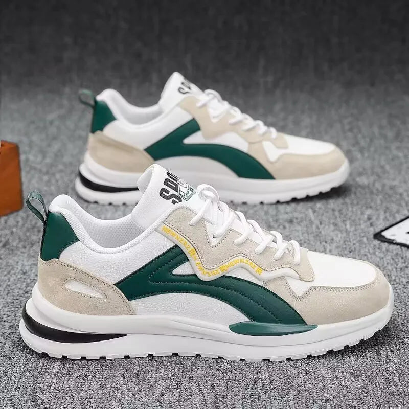2024 Autumn New Trendy Men Shoes Outdoor nonslip casual flat Fashion thick soled running shoe Comfort versatile male footwear