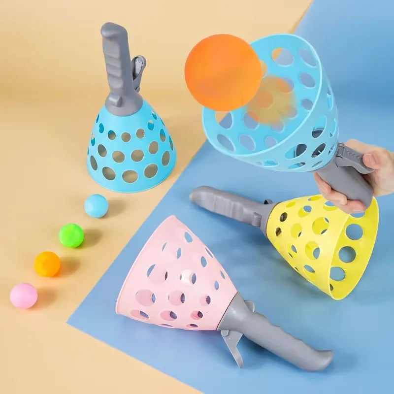 Launch and Catching Ball Game Lawn Games Party Favors Summer Sport Toys Outdoor Indoor Game Activities for Adults Boys Girls
