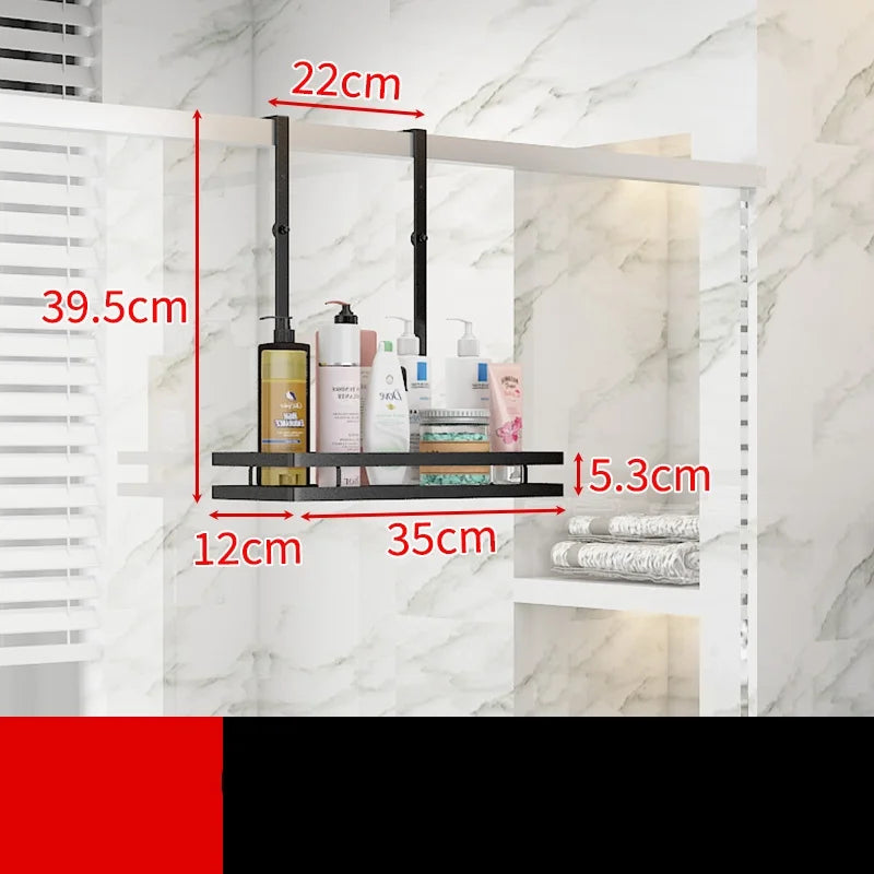 Bathroom Storage Rack No Drill Shelves Wall Mount Corner Shelf Shower Holder For WC Shampoo Organizer Bathroom Accessories