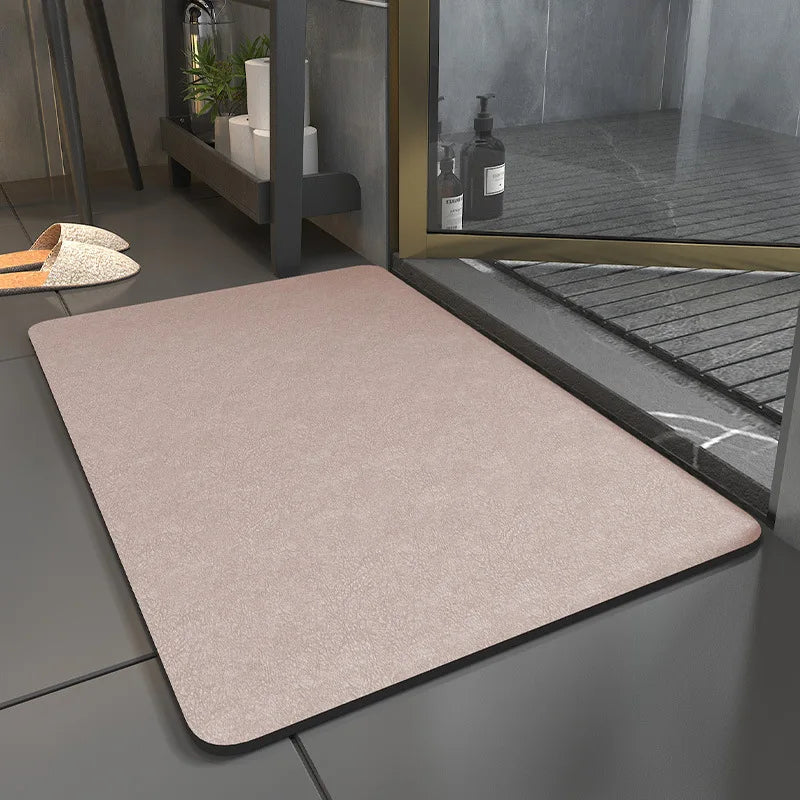 Bathroom Mats Diatomaceous Soft Mats Bathroom Quick Dry Water-absorbing Mats Toilet Non-slip Foot Mats Carpet Door Mats Bath Rug
