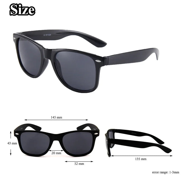 Classic Sunglasses Men Women Square Frame Driving Fishing Sunglasses Travel Sun Glasses Male Goggles Sports UV400 Eyewear