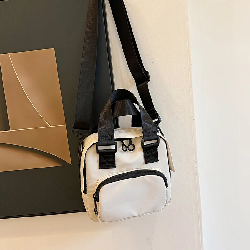 Women Stylish Messenger Bag Large Capacity Casual Handbag Adjustable Strap Trendy Satchel Bag Multi-pockets Travel Sling Bag